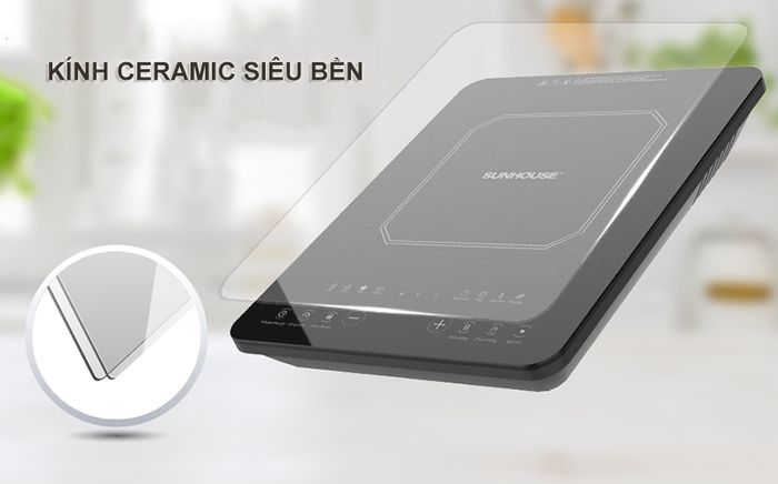 Mặt bếp kính Ceramic cường lực