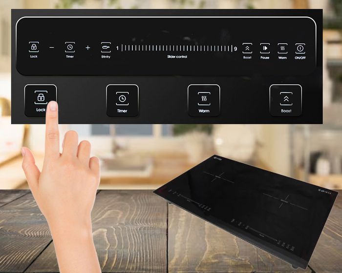 Bếp từ đôi Iruka I-28 điều khiển cảm ứng