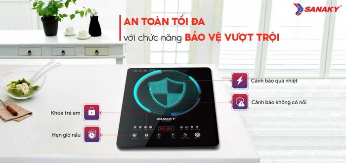 Chức năng bảo vệ vượt trội của Sanaky VH-3100HY
