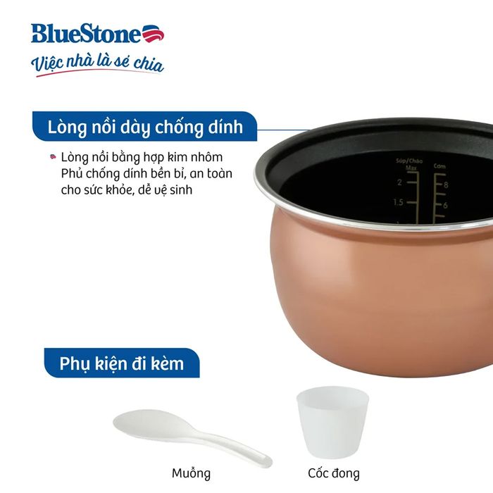 Lòng nồi BlueStone PCB-5648 dày dặn chống dính
