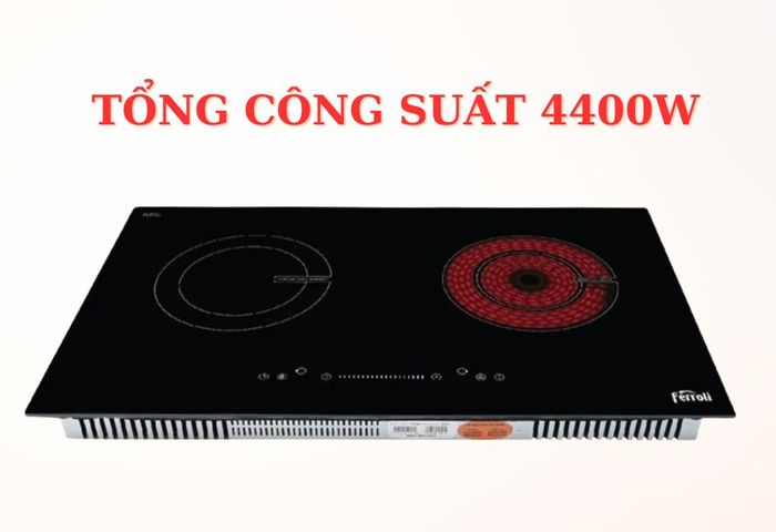 Bếp điện từ hồng ngoại Ferroli IC4500DD có công suất cao