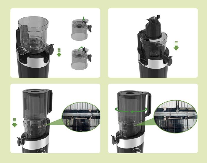 Các bộ phận dễ tháo lắp