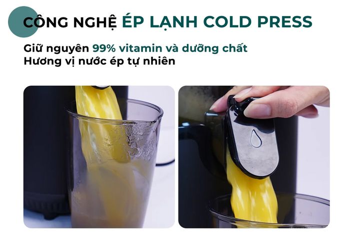 Magic Eco AC-144 tích hợp công nghệ ép lạnh Cold Press đột phá