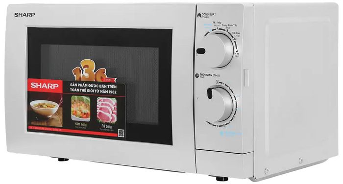 Lò vi sóng Sharp R-207VN-SL 20 lít kiểu dáng nhỏ gọn