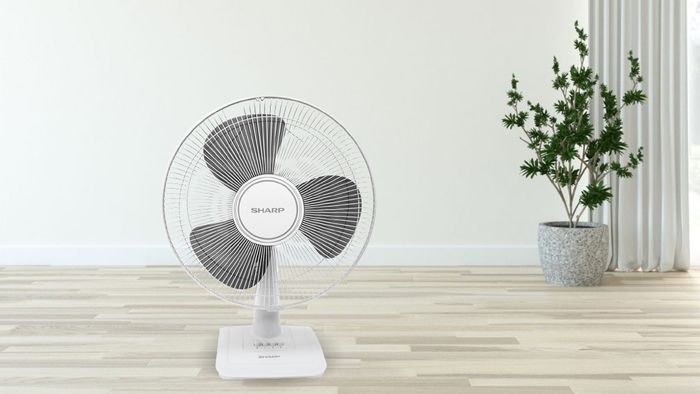 Quạt bàn không có điều khiển Sharp PJ-T40MV-LG sở hữu thiết kế hiện đại