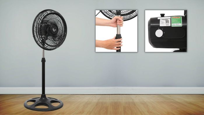 Nút vặn điều chỉnh của quạt đứng Asiavina Turbo One VY619990