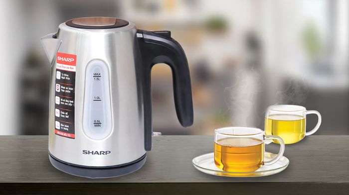 Bình đun siêu tốc Sharp EKJ-15EVS-ST