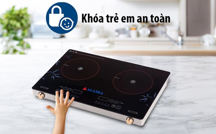 Khóa bảng điều khiển bếp Alaska CP-14D
