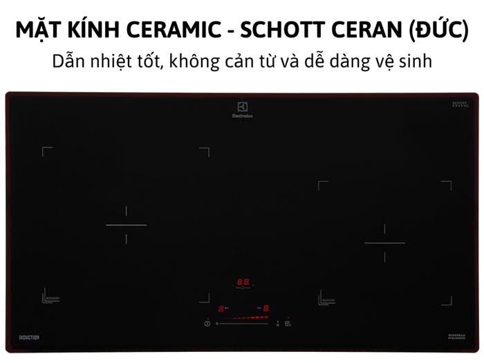 Mặt kính Ceramic - Schott Ceran (Đức) cao cấp
