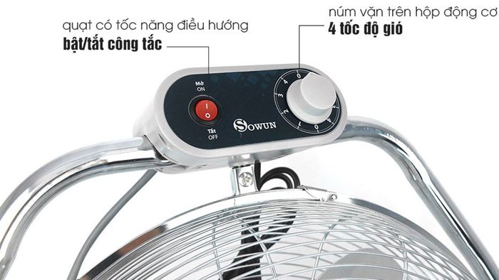 Sowun SW821 tích hợp 4 chế độ làm mát tùy chỉnh
