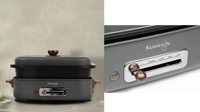 Kuvings KMG-200B có 4 mức điều chỉnh nhiệt độ tiện lợi