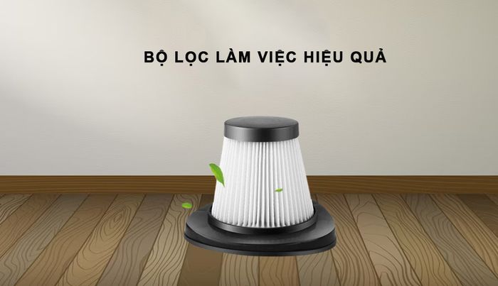Máy Hút Bụi Perfect SV07 sở hữu bộ lọc làm việc hiệu quả