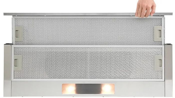 Teka TLR2 72 SS trang bị hệ thống lưới lọc nhôm bền bỉ