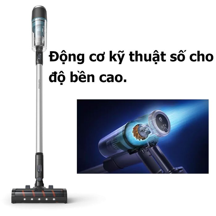 Philips XC3031/01 sử dụng động cơ kỹ thuật số cho độ bền cao