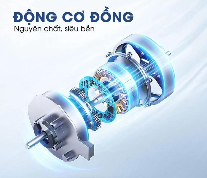 Động cơ máy xay sinh tố Kalite KLB650 bằng đồng