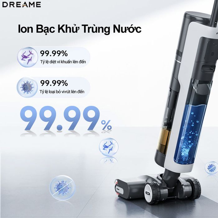 Khử trùng bằng ion bạc, công nghệ điện phân nước