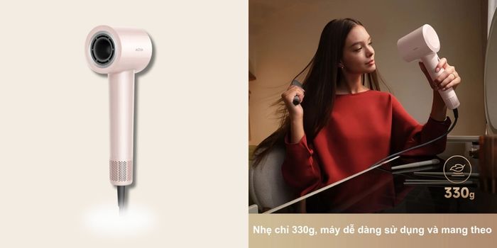 Máy Sấy Tóc Mova-Turbo Mova AHD11C Màu Hồng trẻ trung