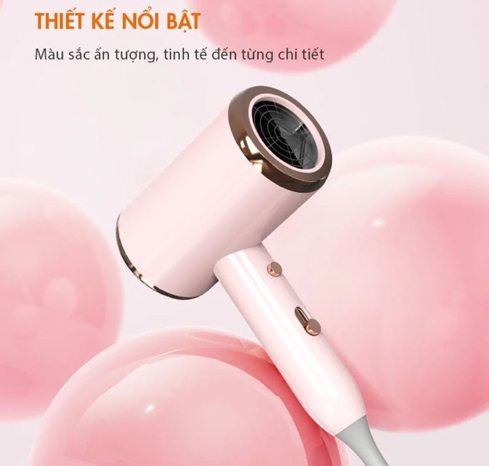 Máy sấy tóc Gaabor GHD-N1000D thiết kế nổi bật