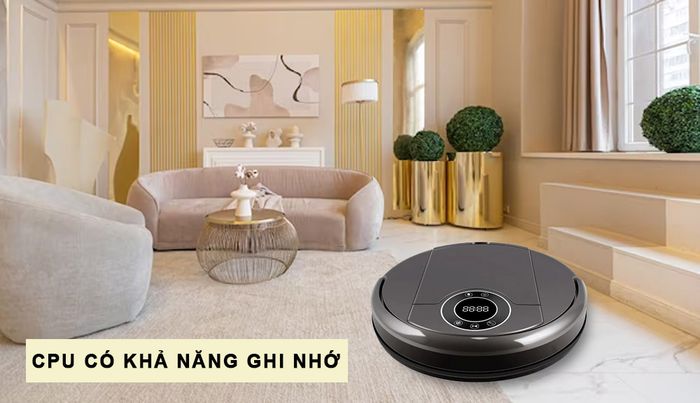 CPU của Robot Hút Bụi Shimono ZK808 có khả năng ghi nhớ thông minh