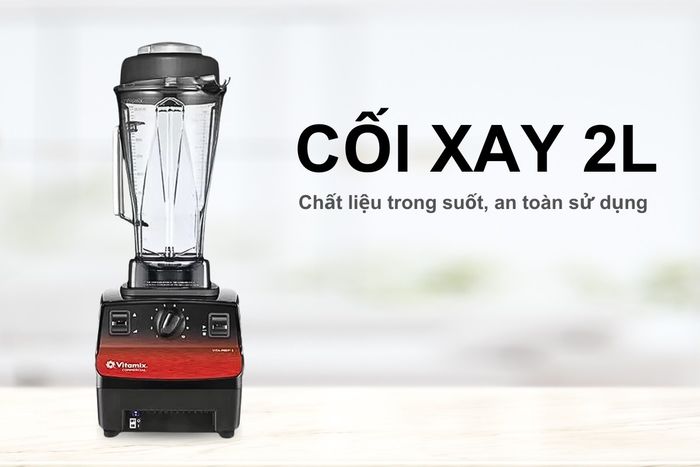 Cối xay 2 lít đựng được nhiều hoa quả