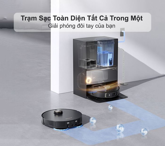 Trạm sạc toàn diện robot hút bụi lau nhà Dreame L20 Ultra