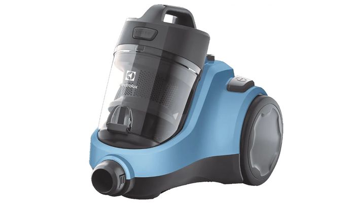 Nút nhấn trên Electrolux EC31-2BB giúp bạn đổ bụi một cách dễ dàng
