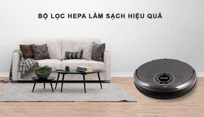Robot Shimono ZK808 được trang bị bộ lọc HEPA