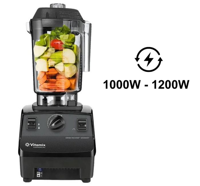 Máy xay Vitamix Drink Machine Advance hoạt động với công suất cao 