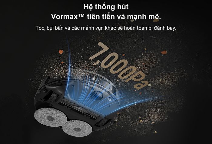 Robot Dreame L20 Ultra lực hút 7000Pa
