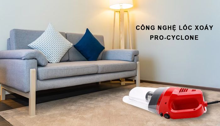 Shimono SVC1020 được trang bị công nghệ lốc xoáy Pro-Cyclone