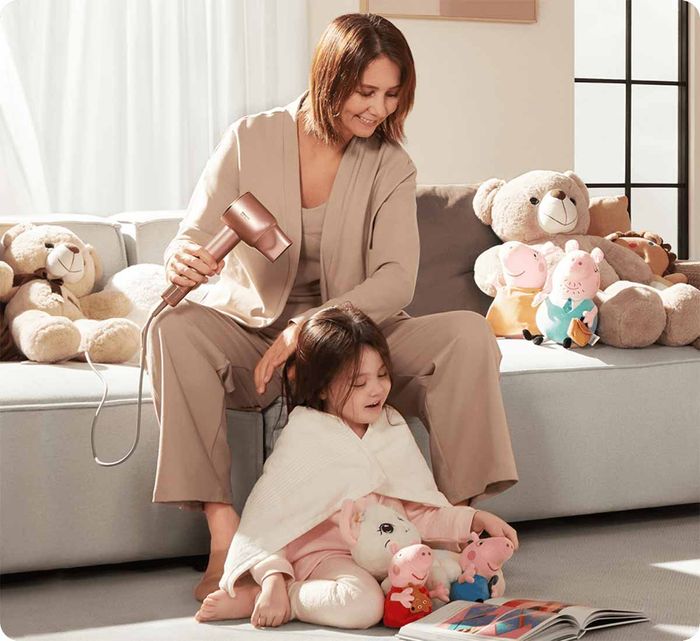 Máy sấy tóc Dreame AHDA6-RS - Màu Rose có kiểu dáng nhẹ và gọn