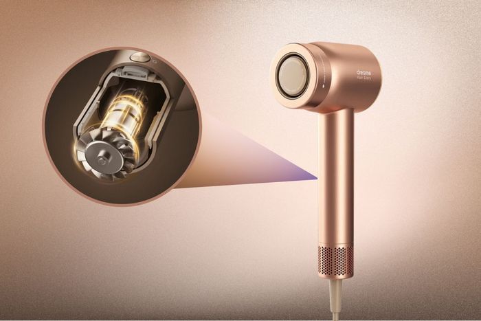 Dreame AHDA6-RS - Màu Rose tích hợp động cơ chổi không than