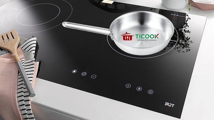 Chảo đa năng Ticook 16cm dùng được cho các loại bếp