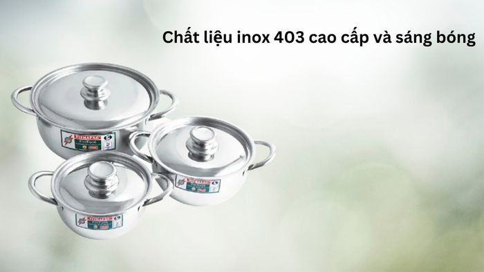 Tithafac TF02F được làm từ chất liệu inox 430 cao cấp