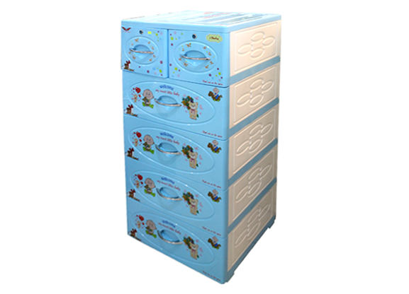 Tủ IBABY 05 Ngăn Kn Trắng - Dương- 6011