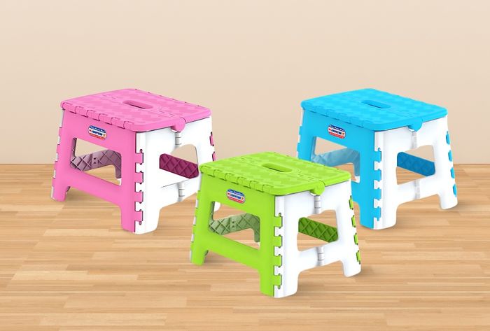Ghế xếp lùn Duy Tân màu sắc đa dạng