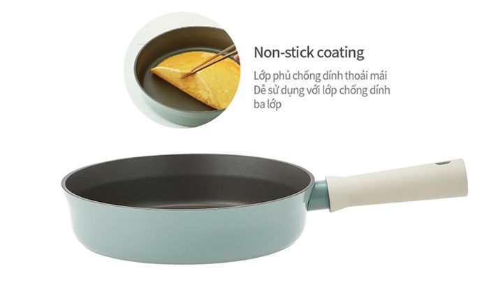 Thân chảo Suit LocknLock 24cm CSU1243MIT bằng nhôm phủ chống dính