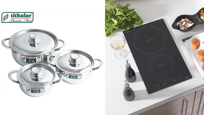 Tithafac TF02F sử dụng tốt trên bếp từ và các loại bếp khác