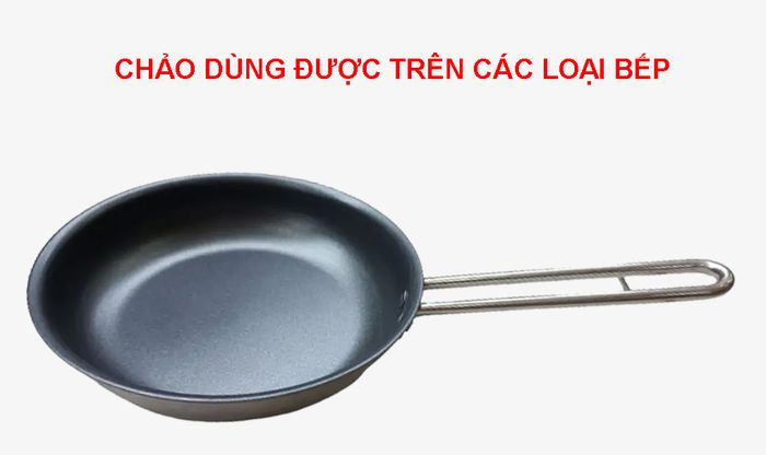 Chảo chống dính đáy từ Ticook 18cm dùng được trên các loại bếp 