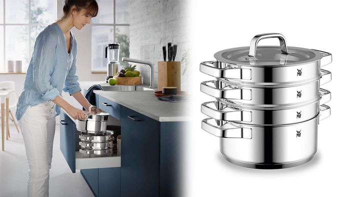 Bộ nồi Compact Cuisine WMF 0798046380 thiết kế hiện đại