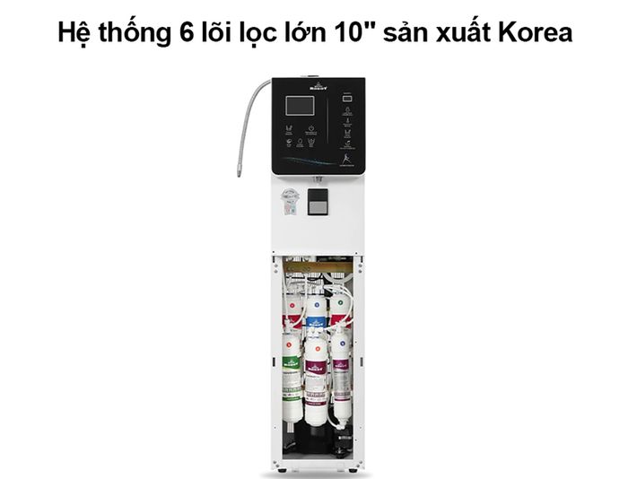 Hệ thống 6 lõi lọc máy lọc nước Robot IonKing 115C