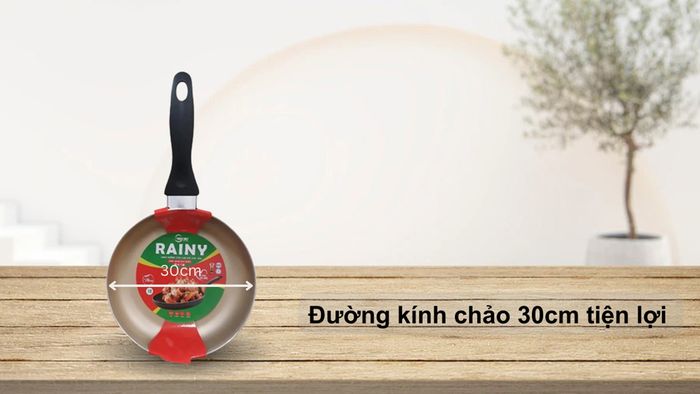 Chảo chống dính 30cm Rainy High-Class RNS30TT có đường kính lớn 30cm