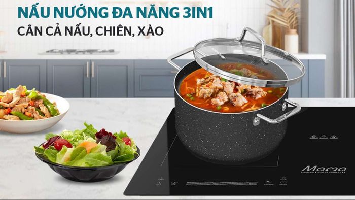 Sunhouse SHG7878MB có thể nấu nướng đa dạng nhiều món ăn