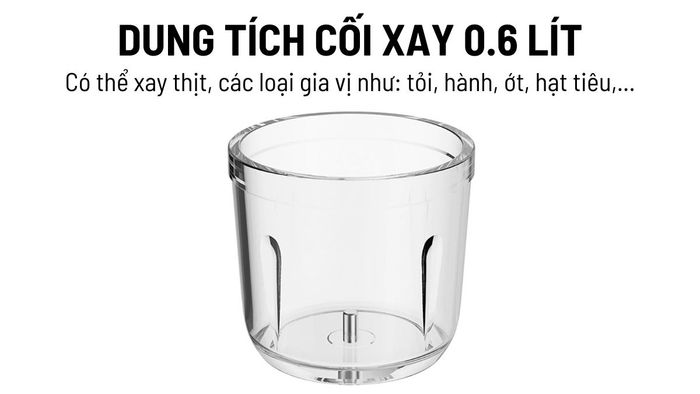 Magic Eco AC-14 có cối xay thủy tinh với dung tích 0.6 lít