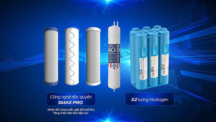 Karofi KAD-N69 trang bị hệ thống 10 lõi lọc hoàn toàn mới