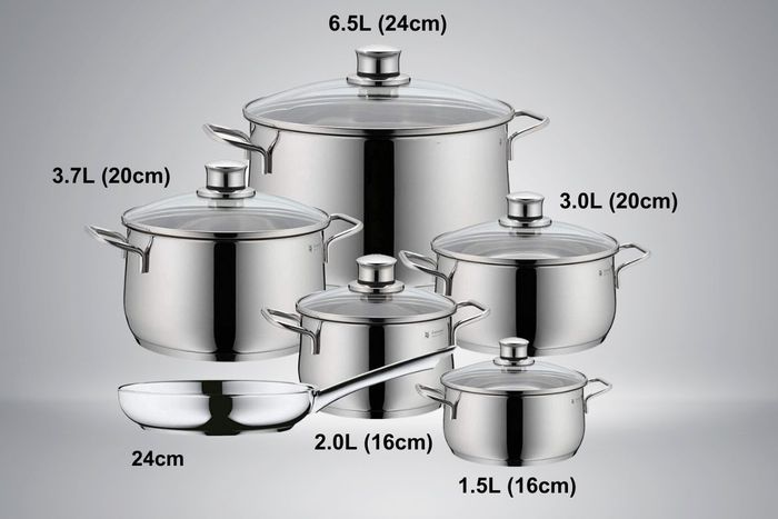 Diadem Plus WMF 0730026040 gồm nhiều dung tích