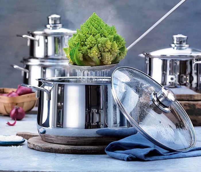 Nắp của bộ nồi Diadem Plus WMF 0730026040 bằng thủy tinh