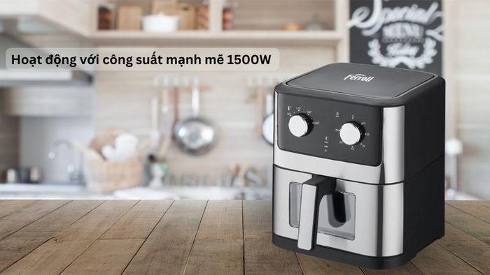 Ferroli FAF6.0M hoạt động với công suất 1500W