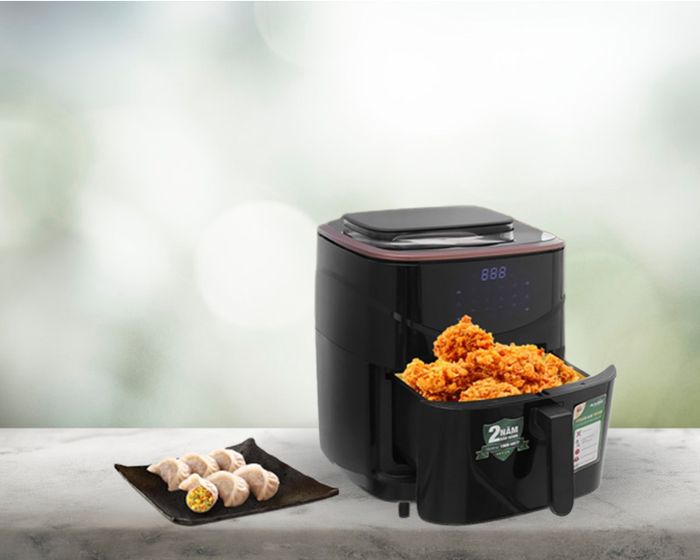 Công nghệ hiện đại 2 trong 1 vừa hấp và chiên