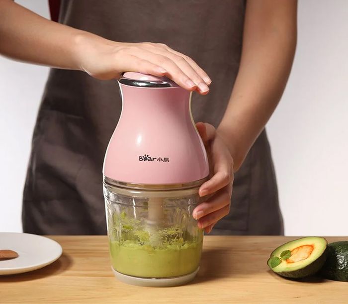 Máy xay thực phẩm Bear QSJ-B02U2 điều khiển nút nhấn